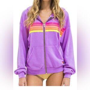 NWT - Aviator Nation 5 Stripe Sweatshirt